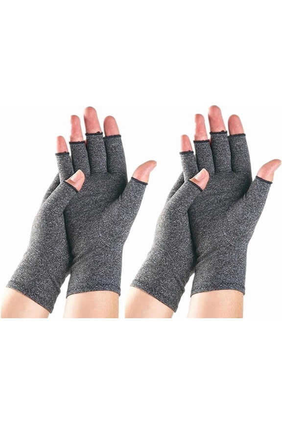 2 Pairs Bamboo Arthritis Gloves for Men Women,Compression Glove,Premium Bamboo Gloves,Compression Gloves for Arthritis