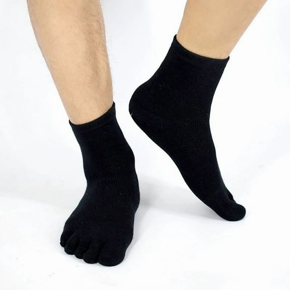 Jtbuh XLY 3 Pairs Winter Toe Short Socks Women Colorful Young Thick Keep Warm Against Cold Snow Five Finger