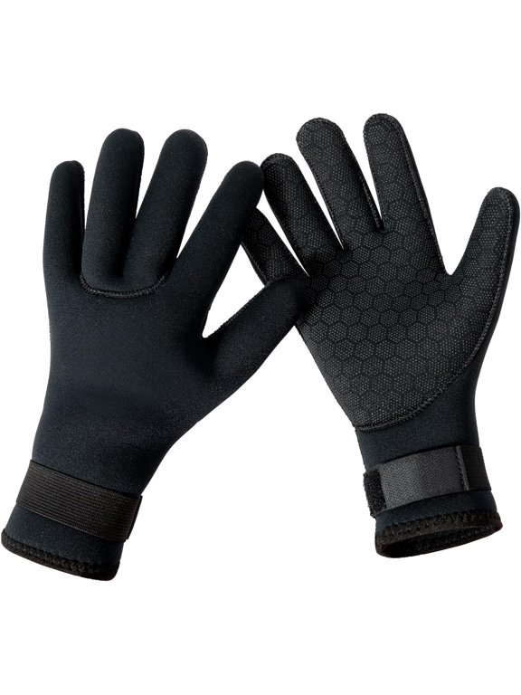 XLY 3mm Wetsuit Gloves Neoprene Diving Gloves Thermal Anti-Slip Scuba Gloves for Men Women Snorkeling Water Skiing Swimming Surfing Fishing