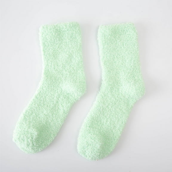 Jtbuh XLY 5 Pairs White Fuzzy Socks Soft & Fluffy Dry-Breathable Winter Comfy Warm Hosiery for Christmas Thanksgiving Valentines Gifts