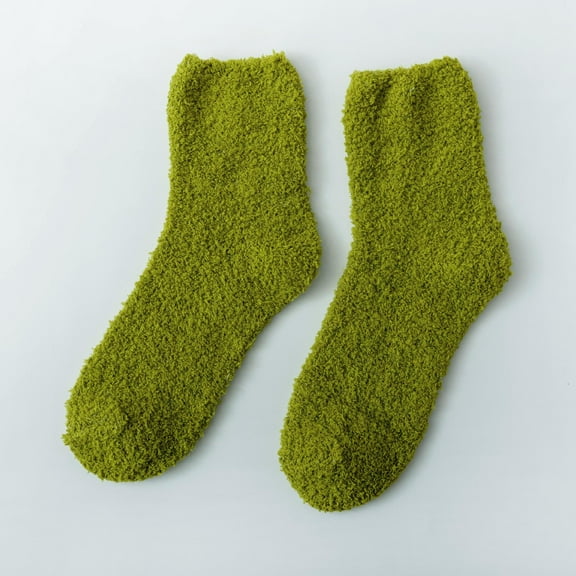 Jtbuh XLY 5 Pairs White Fuzzy Socks Soft & Fluffy Dry-Breathable Winter Comfy Warm Hosiery for Christmas Thanksgiving Valentines Gifts
