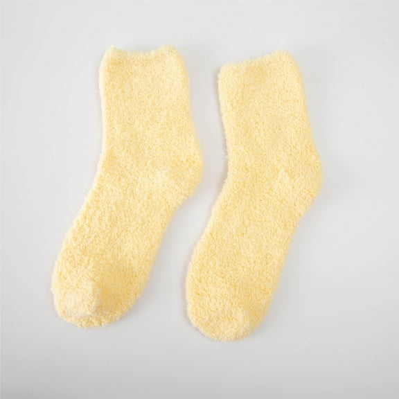 Jtbuh XLY 5 Pairs White Fuzzy Socks Soft & Fluffy Dry-Breathable Winter Comfy Warm Hosiery for Christmas Thanksgiving Valentines Gifts