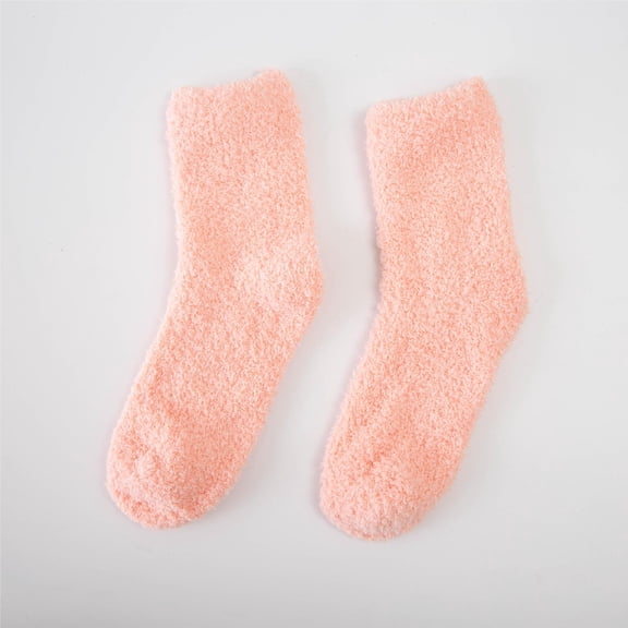 Jtbuh XLY 5 Pairs White Fuzzy Socks Soft & Fluffy Dry-Breathable Winter Comfy Warm Hosiery for Christmas Thanksgiving Valentines Gifts