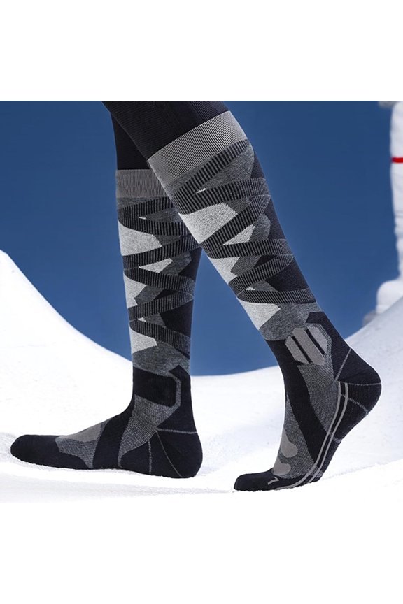 Ankle Socks, Ski Socks Knees High Winter Warm Sock Skiing Snowboarding Outdoor Sports Sock for Adult