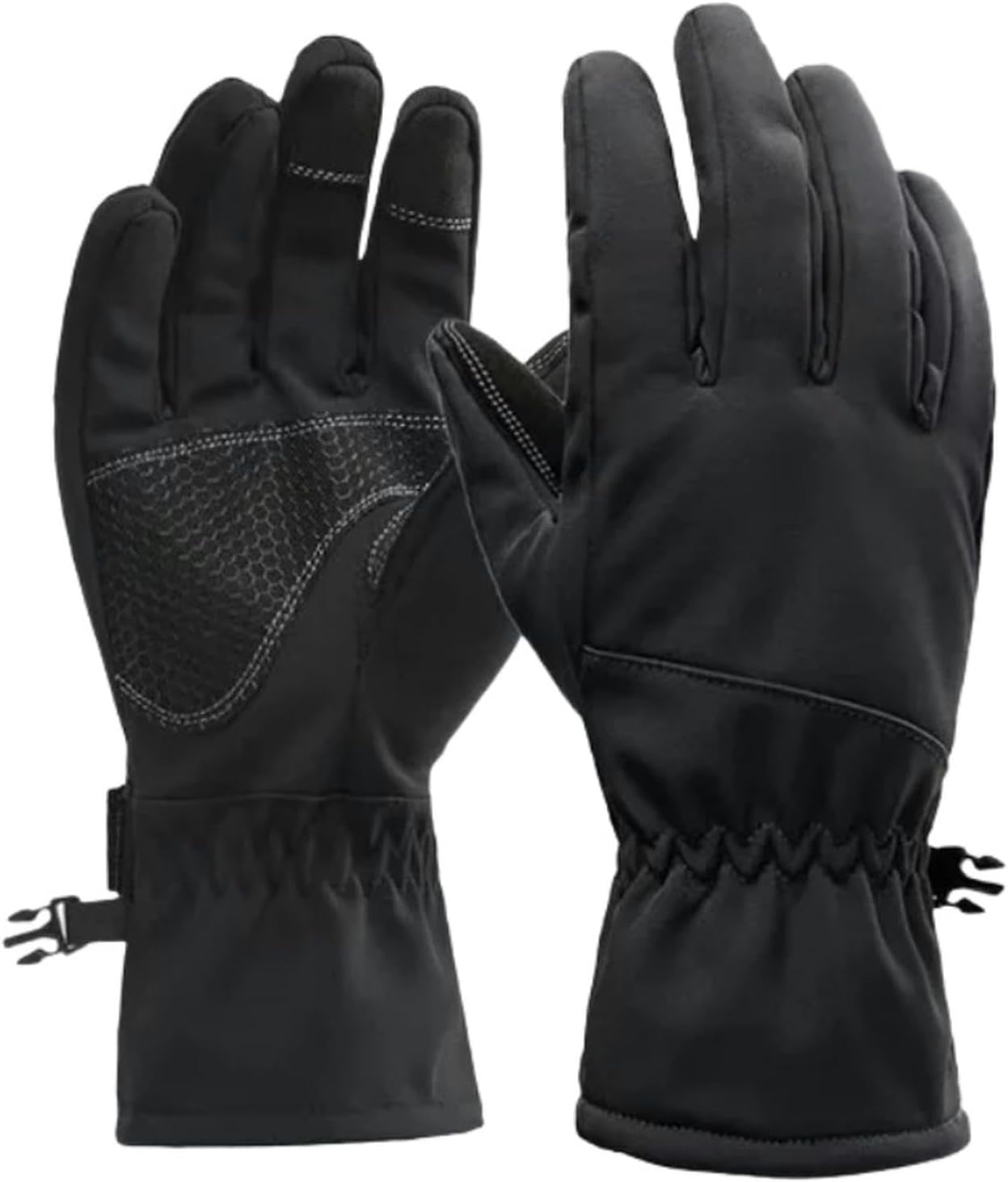 Jtbuh XLY Camouflage Hunting Warm Non-Slip Fishing Gloves Waterproof Touch Screen Winter Ski Camping Cycling