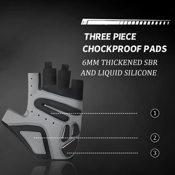 Jtbuh XLY Cycling Gloves,Gel Padded Bike Gloves for Men Cycling,Anti-Slip & Shock-Absorbing Lightweight & Breathable Design Road Bicycle Half Finger for Women