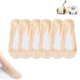 thumbnail image 1 of Jtbuh XLY Lace No Show Liner Socks for Women, Ladies Low Cut Socks Invisible Summer Thin Sock, Lightweight Lace Trim, 1 of 5