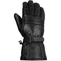 Jtbuh XLY Winter Motorcycle Gloves, Premium Biker Sheep Leather Thinsulate Warm Cold Weather Water Resistance Windproof Gauntlet for Men and Women