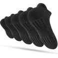 thumbnail image 1 of Jtbuh XLY Women's Ankle Athletic Running Socks, Anti-Blister Cotton Cushioned Wicking Socks (5 Pairs), 1 of 7