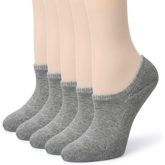 Jtbuh XLY Women's Cushion Sweat-absorbent Breathable Soft Athletic No Show Socks