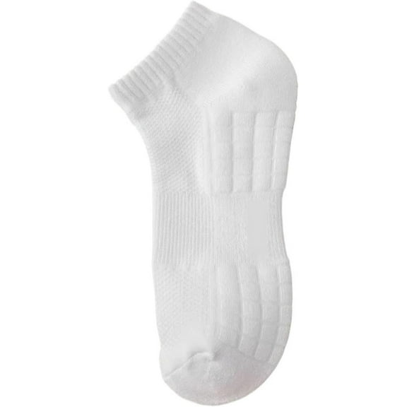 Jtbuh XLY socks Socks Cotton Deodorant Winter Towel Bottom with Velvet Mid-tube White Stockings Thickened white socks