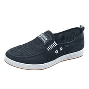 Jtckarpu Men's Loafers Lightweight Casual Boat Shoes Mens Loafers Casual Slip On Comfort Walking Shoes for Men
