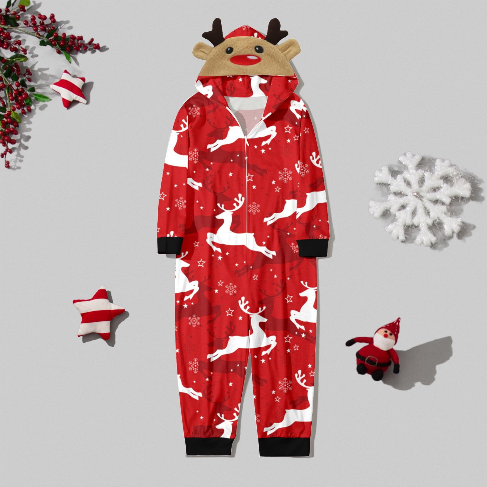 Jtckarpu Pajama Boys Christmas Pajamas Onesie Children'S Organic Cotton