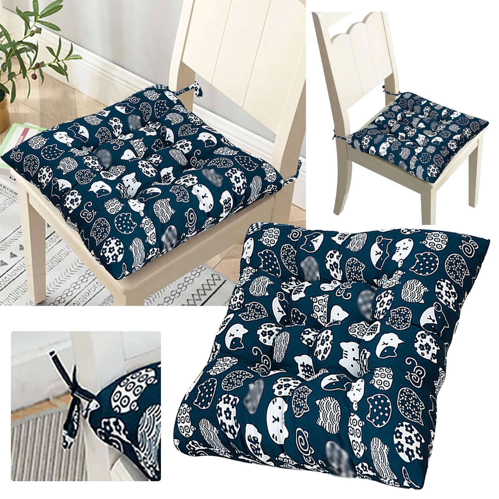 Jtckarpu Patio Chair Cushions 45X45Cm Square Indoor/Outdoor Patio Chair