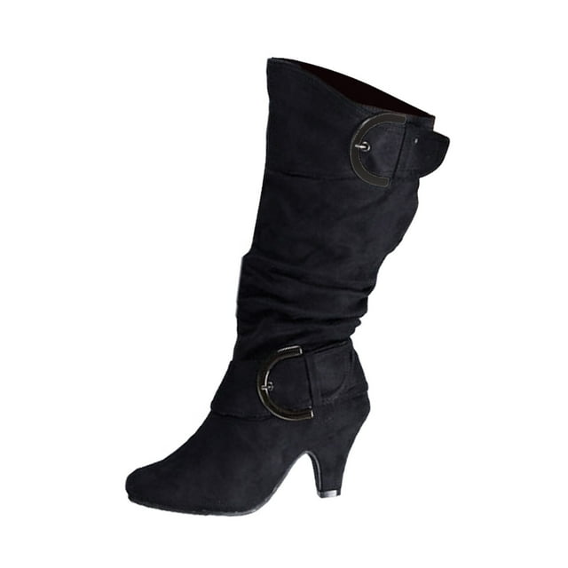 Jtckarpu Women's Knee High Boots Fall Boots for Women 2023 High Heel