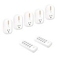 Jtd 5 Pack Remote Control Outlet Switch 3Rd Generation Energy Saving