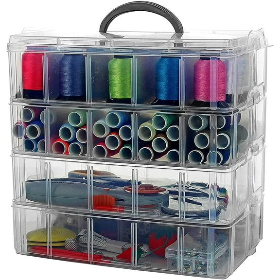 Jtj Sourcing | Bins Things Stackable Storage Container With Clear 40 Compartments | 1