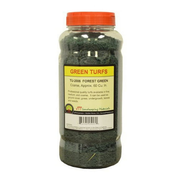 Jtt Scenery Products Green Turf, Forest Green, Coarse