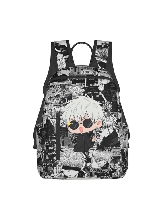 Ju-jutsu Gojo Kai-sen Casual Backpack Laptop Bags Bookbag Daypack Travel Hiking