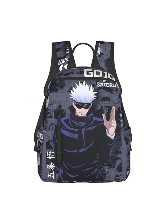 Ju-jutsu Gojo Kai-sen Casual Backpack Laptop Bags Bookbag Daypack Travel Hiking