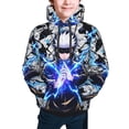 thumbnail image 1 of Ju-jutsu Gojo Kai-sen Kids' Hoodie 3d Print Sweatshirt Soft Pullover Hooded With Big Pockets For Boys Or Girls X-Large, 1 of 8