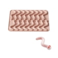 thumbnail image 1 of JuDWoC Gothic Worm Silicone Mold 16 Cavity Gummy Candy Tray 8.66 Inch Food Grade Non Stick Fondant Decorating Form Reusable Detailed Crafting Base for Handmade Soap Chocolate, 1 of 8