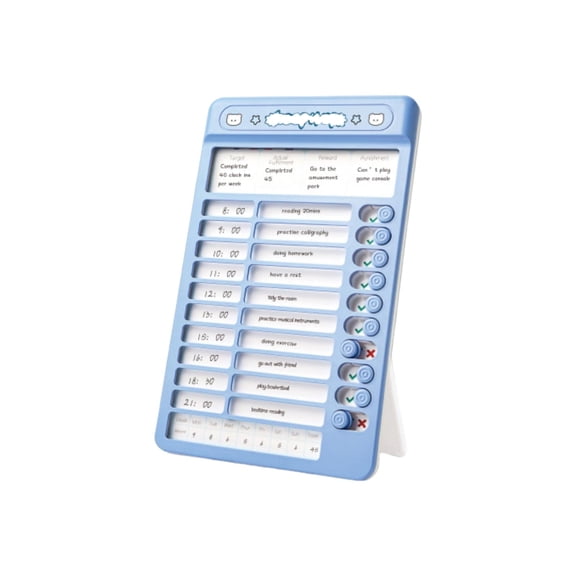 JuDWoC To Do List Dry Erase Chore Chart Magnetic Whiteboard Checklist Board, Chore Checklist Slider to Do List Board, Daily Routine Chart Schedule Board Task Tracker for Home 8.6 Inch