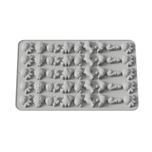 JuDWoC Ocean Animal Silicone Mold Dolphin Penguin Pan 8.66 Inch Food Grade Non Stick Chocolate Casting Form Reusable Detailed Marine Life Base for Handmade Soap Candy Pudding Fudge