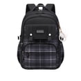 thumbnail image 1 of JuDWoC Travel Laptop Backpack Bookbag for Travel Plaid Pattern Multi Pocket Storage Lightweight Water Resistant Rucksack Casual Everyday Storage Daypack Laptop Pack 16.2in, 1 of 4