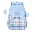 thumbnail image 1 of JuDWoC Travel Laptop Backpack Bookbag for Travel Plaid Pattern Multi Pocket Storage Lightweight Water Resistant Rucksack Casual Everyday Storage Daypack Laptop Pack 16.2in, 1 of 4
