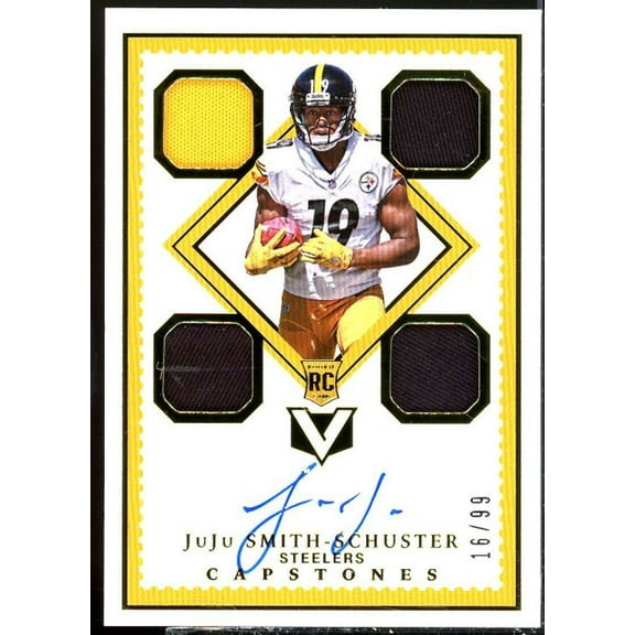 JuJu Smith-Schuster CAP JSY AU Rookie Card 2017 Panini Vertex #125