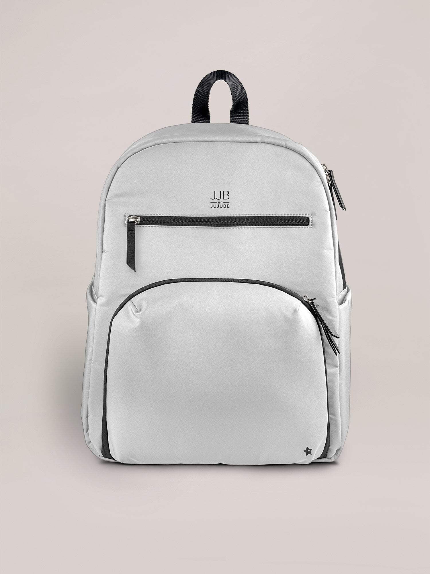 JuJuBe Deluxe Backpack Diaper Bag - Grey
