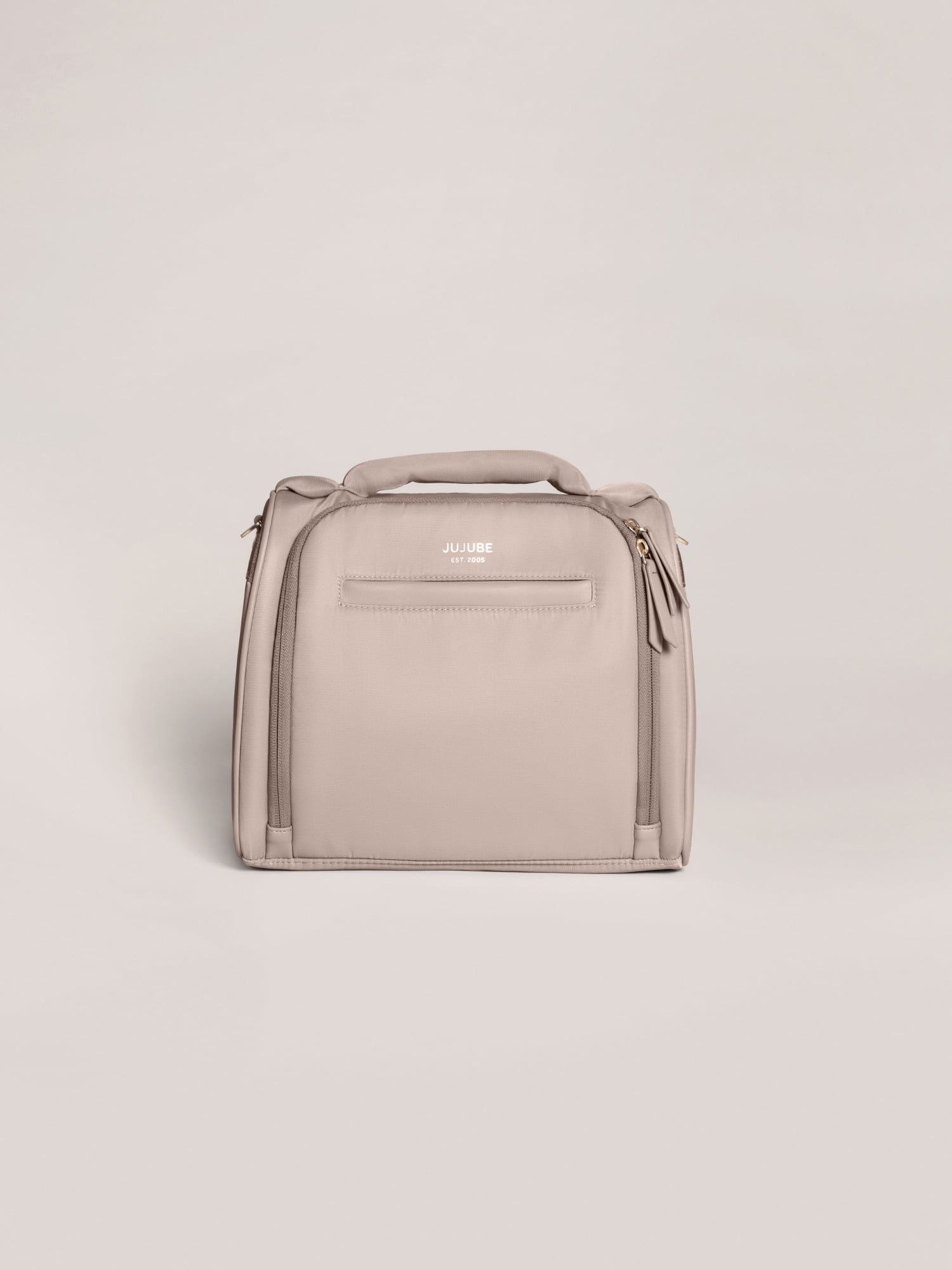 Open Box JuJuBe Signature Insulated Washable Lunch Bottle Bag - Taupe