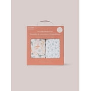 JuJuBe x Studio Oh! 2-Pack Square Swaddle Blanket Set - Roarsome