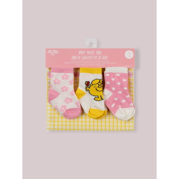 JuJuBe x Studio Oh! 3-Pack Soft Durable Baby Socks Set - Little Miss Sunshine