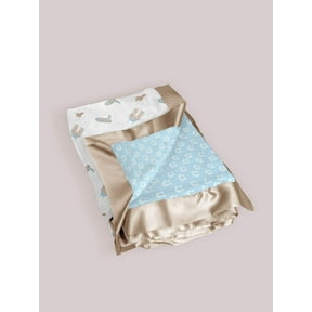 JuJuBe x Studio Oh! Ultra-Soft Thick Reversible Baby Blanket - Howdy Partner Blue