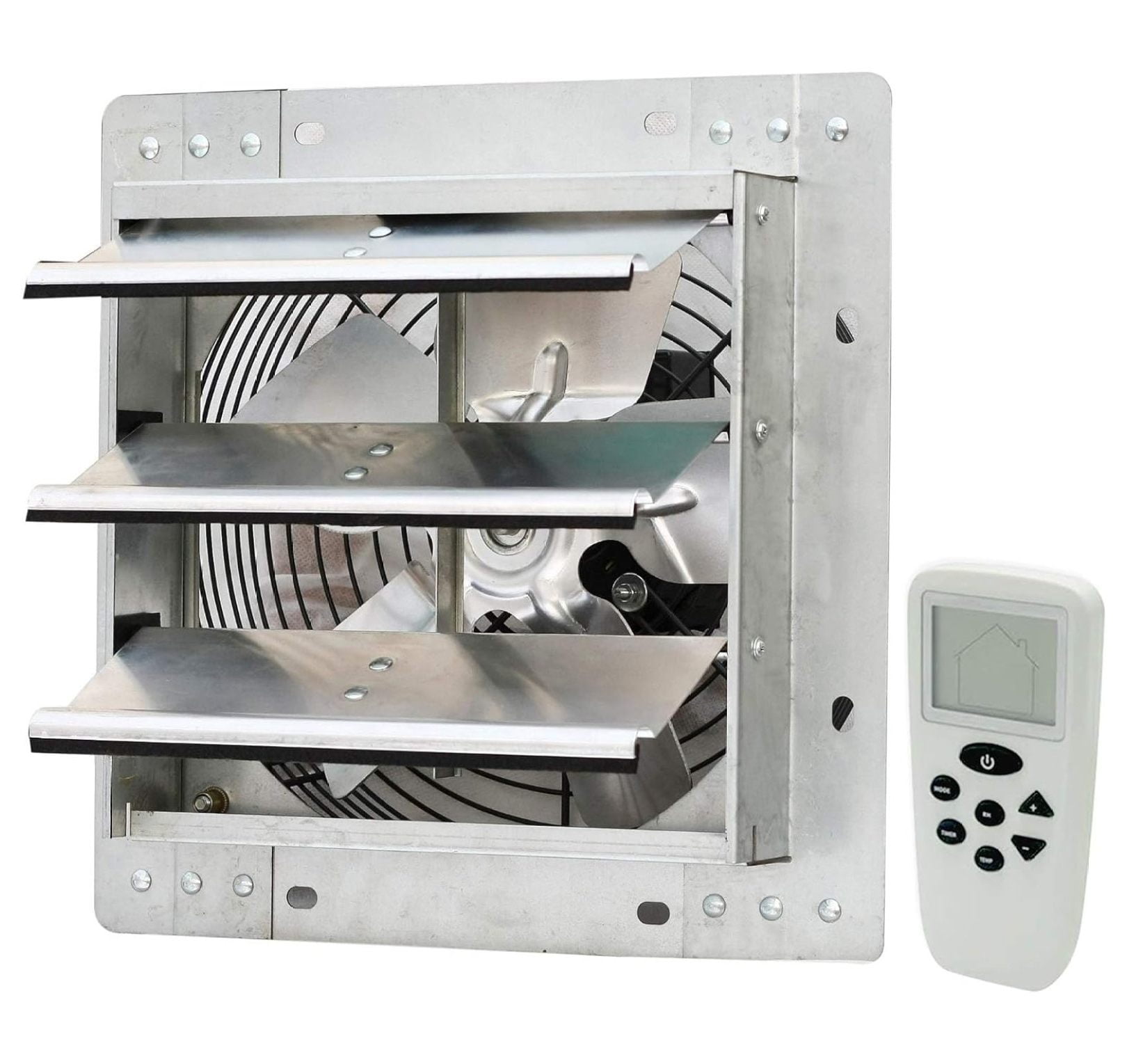 JuRlvC 10" Shutter Exhaust Fan with Wireless Smart Controlled