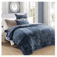 thumbnail image 1 of JuRlvC Luxury Velvet Quilt Queen Size, Ultra Soft Velvet Bedding Sets, Lightweight Quilted Velvet Comforter Set, Channel Stitch Oversized Bedspread Coverlet with 2 Pillow Shams, Stormy Blue, 1 of 6