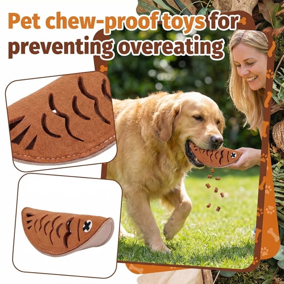JuWDoC Chew Toys Fish Indestructible Dog Toy Pet Toy With Vocalizations, Chewable And Squeaking Toys, Small To Medium-Sized Pet Interactive Companions And Teething Toys, Pet Comfort Toys.