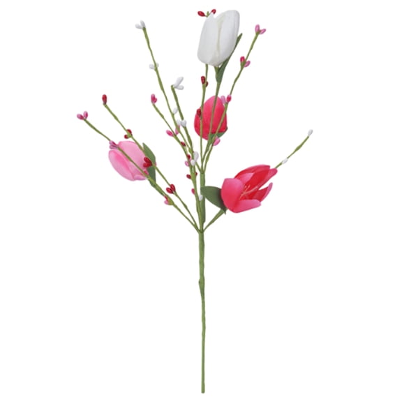 JuWDoC Easter Egg Ornaments Artificial Easter Vine with Pastel Easter Eggs- Decorative Spring Floral Stems-Easter Egg Twig Branches for Floral Arrangement-Centerpiece Wreath Decoration