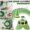 thumbnail image 1 of JuWDoc 5.5IN Goose Outfits Easter Goose Outfit Goose Clothes Garden Goose Lawn Goose 2 Sets St Patrick's Day Goose Outfit Porch Clover Goose Cloths Irish Shamrocks, 1 of 6
