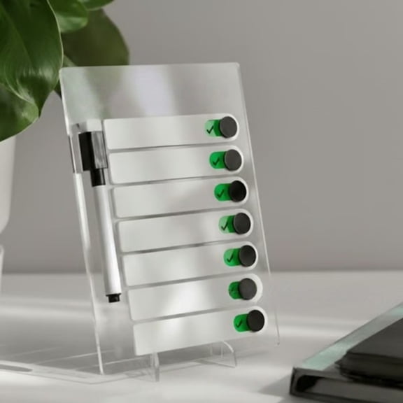 JuWDoc 11.8 Inch To Do List White Board Chore Chart Chore Chart for Kids Chore Chart Dry Erase Chore Board Tools to Do List Checklist Task Board Routine Chart Planning Board for Fridge