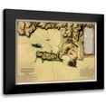 thumbnail image 1 of Juan 18x14 Black Modern Framed Museum Art Print Titled - Concepcion Bay Chile South America - Juan 1782, 1 of 5