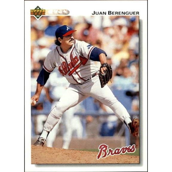 Juan Berenguer 1992 Upper Deck MLB #493 Baseball Card Atlanta Braves