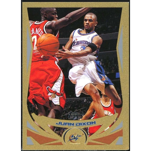 Juan Dixon Card 2004-05 Topps Gold #154