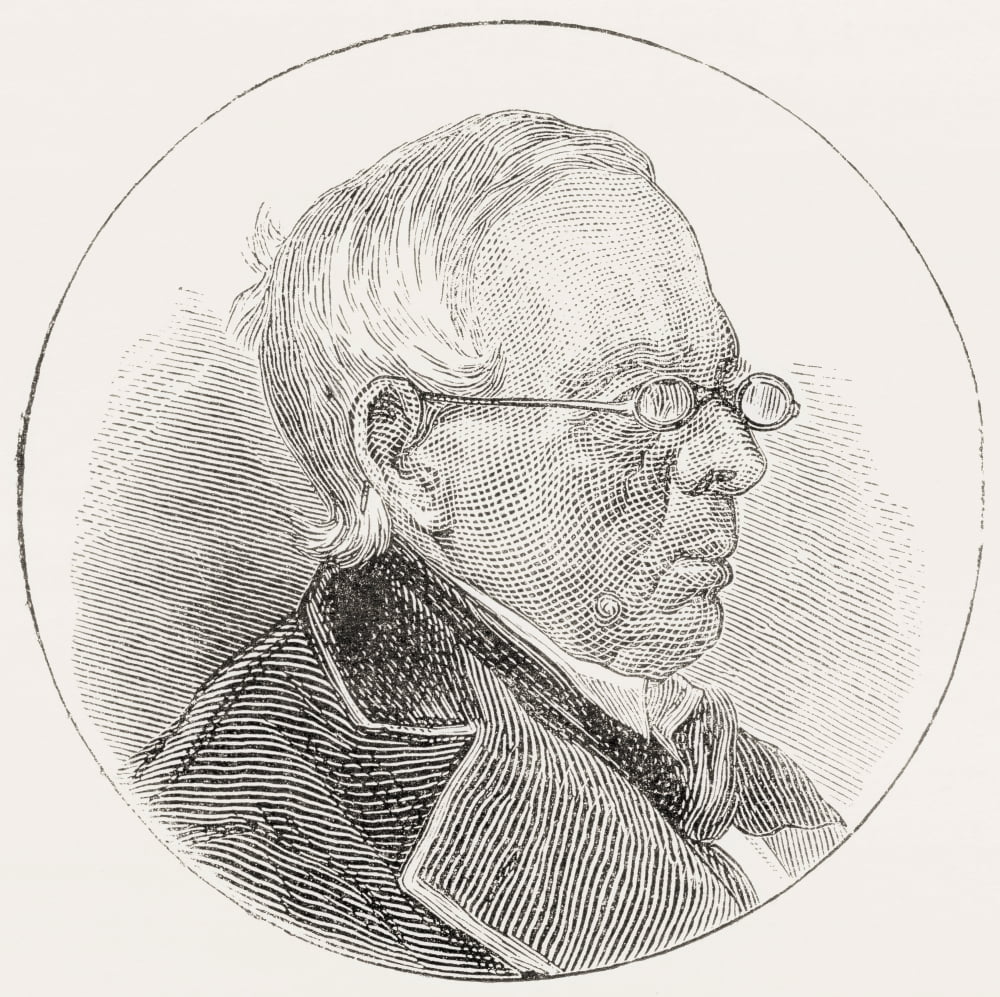 Juan Eugenio Hartzenbusch 1806 - 1880 Spanish Dramatist From Nuestro Siglo Published 1883 Canvas Art - Ken Welsh Design Pics (24 x 24)