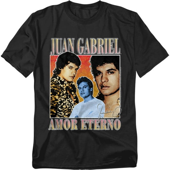 Juan Gabriel T-Shirt Amor Eterno Unisex Graphic Tee for Men & Women