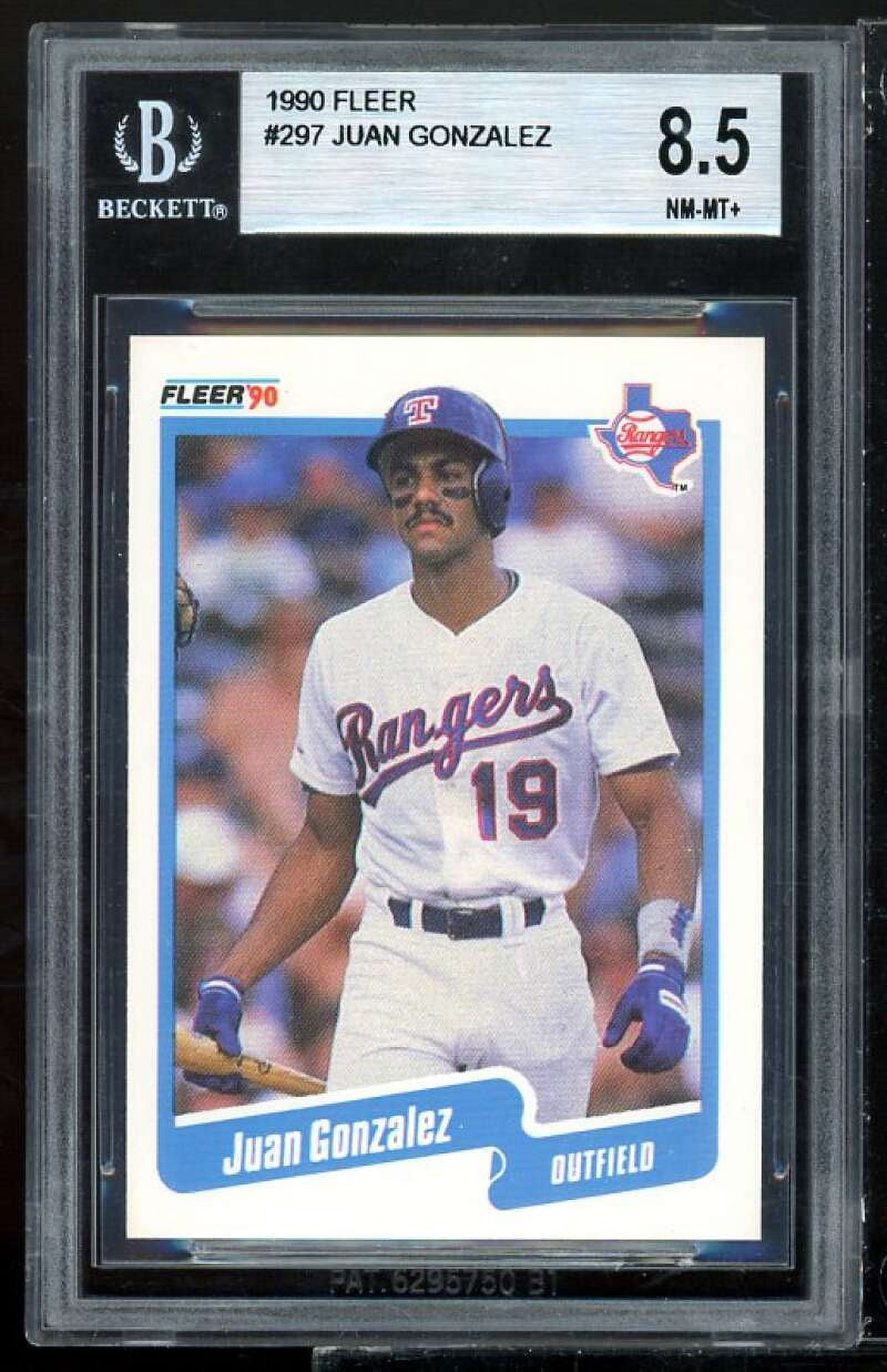 1993 Donruss Elite Dominator /5000 Juan Gonzalez (Autograph