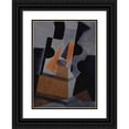 thumbnail image 1 of Juan Gris 18x24 Black Ornate Framed Double Matted Museum Art Print Titled: The Guitar (Still Life with Guitar) (1916), 1 of 5