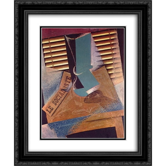 Juan Gris 2x Matted 20x24 Black Ornate Framed Art Print 'The Sunblind'